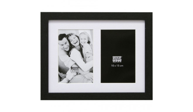 Deknudt S66KA2 Gallery 2x10x15 Wood black w. Passepartout