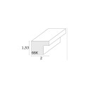Deknudt S66KA2 galerii 2x10x15 puidust must passepartout'ga