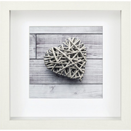 Hama Scala 3D valge 23x23 portree puidust paspartuu 59777