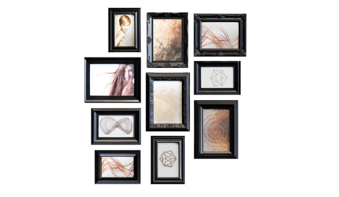 Nielsen 10er ornamentide komplekt must resin 8999325