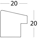 Walther Fiorito pähklipuu 20x30 Puit koos Passepartout EF030N Walther Fiorito pähklipuu 20x30 Puit koos Passepartout EF030N