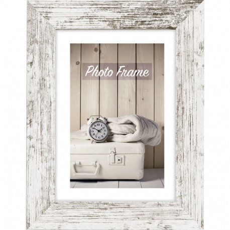 ZEP Nelson 6  white/brown  15x20 Wood Frame V21686