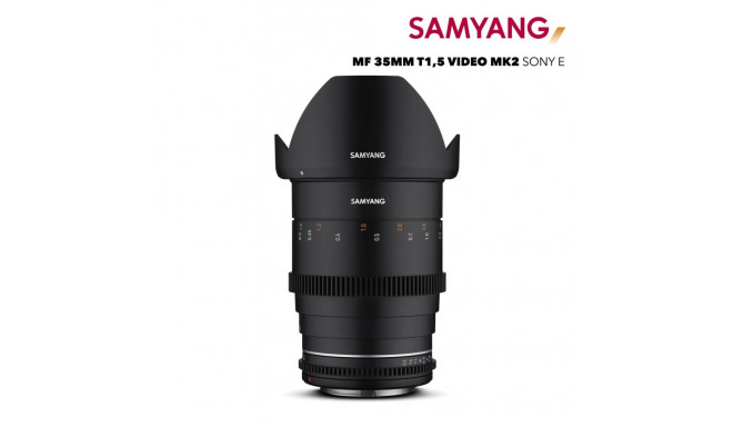 Samyang MF 35mm T1,5 VDSLR MK2 Sony E