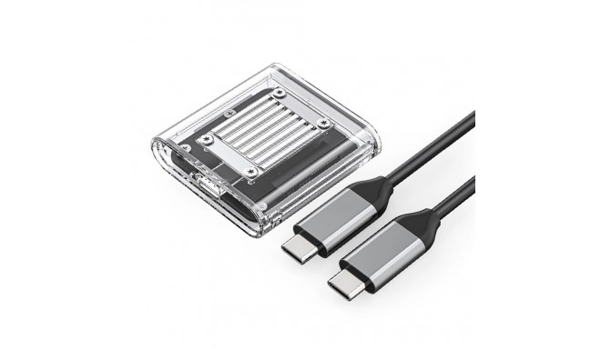 Orico TC20-M2-10G M.2 NVME USB-C 3.2 Disk Caddy - Transparent