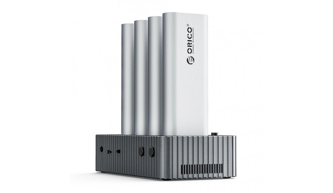 Orico IT48N-C 4-Disk Docking Station with M.2 NVME Clone Function - Gray