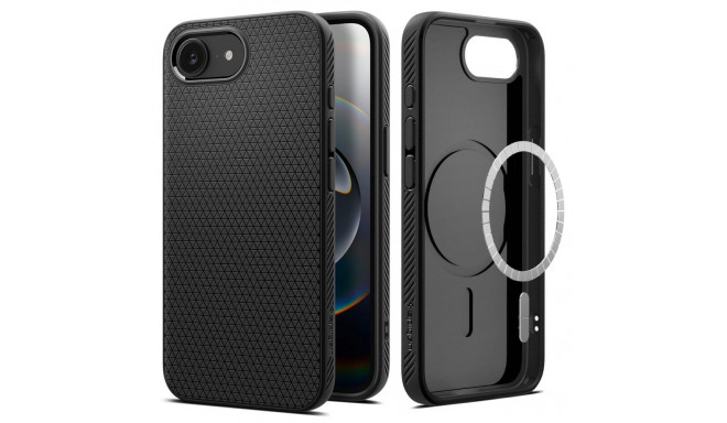 Spigen Liquid Air Mag MagSafe iPhone 16e Case - Matte Black