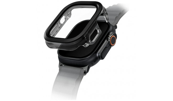 Uniq Voute Tempered Glass Case for Apple Watch Ultra 49mm - Black