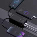 Dudao K15Pro Power Bank 20000mAh 22.5W PD USB-C / USB-A / Built-in Lightning and USB-C Cables - Blac