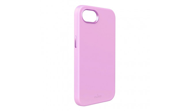 Puro Liquid Silicon Cover "ICON MAG PRO" with Magsafe, metal buttons and camera ring for iPhone 16E,