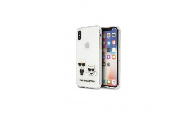 Karl Lagerfeld Karl & Choupette iPhone X / Xs Case - Transparent