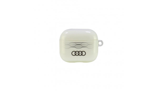 Audi IML Geometric Pattern AirPods 3 Case - White
