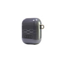 Audi IML Geometric Pattern Case for AirPods 1 / 2 - Gray