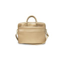 Guess Saffiano Script 16" Laptop Bag - Gold