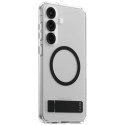 CARE by PanzerGlass Feature Black Kickstand & QI Case for Samsung Galaxy S25+ - Transparent