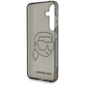 Case Karl Lagerfeld Rhinestones Karl Head Logo Samsung Galaxy S25 black