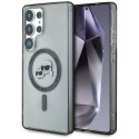 Karl Lagerfeld Button Karl & Choupette Heads Printed Logo MagSafe Samsung Galaxy S25 Ultra case 