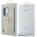 Guess Fixed Glitter Big 4G Metal Logo case for Samsung Galaxy S25 Ultra gold