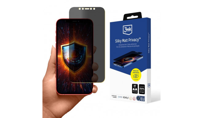 3mk Silky Matt Privacy Privacy Screen Protector for Apple iPhone 12 Pro