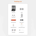 UWANT U200 Pro Robot Vacuum Cleaner with Mop Function + Charging/Cleaning Station - Gray