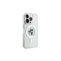 Karl Lagerfeld Karl&Choupette Glitter MagSafe case for iPhone 15 Pro - transparent