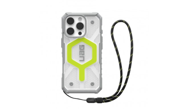 UAG Pathfinder Clear Magsafe Bundle Case with Lanyard for iPhone 16 Pro - Green