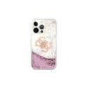 Guess GUHCP13XLG4GPI iPhone 13 Pro Max 6,7" różowy/pink hardcase 4G Big Liquid Glitter