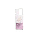 Guess GUHCP13XLG4GPI iPhone 13 Pro Max 6,7" różowy/pink hardcase 4G Big Liquid Glitter