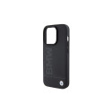 BMW MagSafe Leather Hot Stamp case for iPhone 15 Pro - black