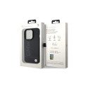 BMW MagSafe Leather Hot Stamp case for iPhone 15 Pro - black
