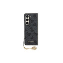 Guess GUHCZFD5GF4GGR F946 Z Fold5 gray/gray hardcase 4G Charms Collection