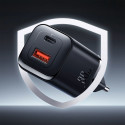 Joyroom JR-TCF08EU Speed ​​Series 30W PD/QC/AFC/FCP fast wall charger - black