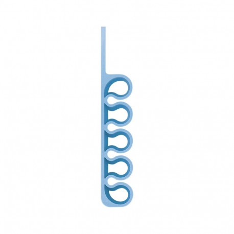 Silicone office organizer - blue