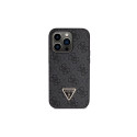 Guess GUHCP14LP4TDSCPK case for iPhone 14 Pro - black Crossbody 4G Metal Logo