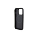 Ferrari Carbon Metal Logo MagSafe case for iPhone 15 Pro - black