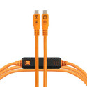 TetherPro Optima 10G USB-C, 4.6m, Straight, Orange
