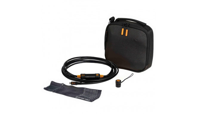Optima tethering-alustuskomplekt, sirge, must