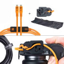 LeverLock & Cable Kit, Optima, 4.6m, Straight, Orange