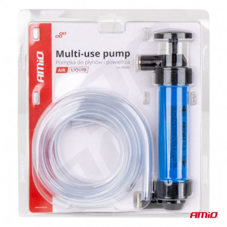 Käsipump vedelike ülekandmiseks / õhu pumpamiseks, 3 otsikut