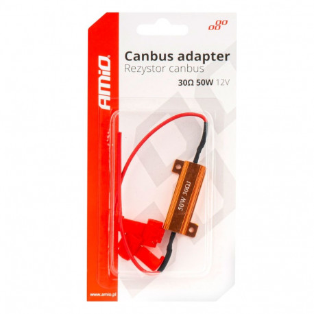 LED Canbus relee takisti 30Ω 50W