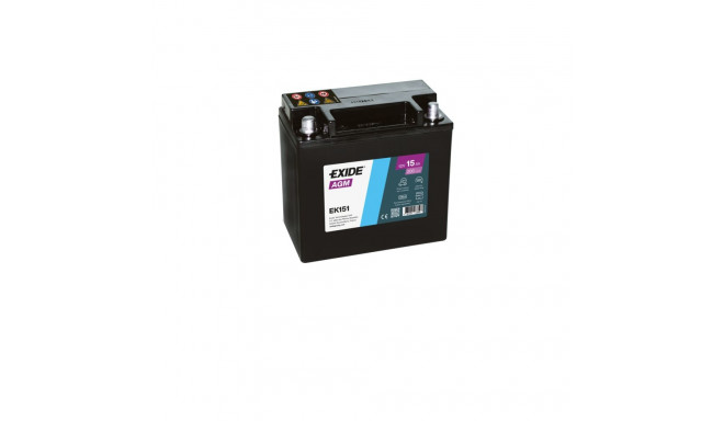 Exide AGM 15Ah 200A 150x90x145+-