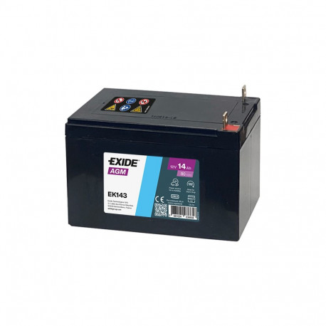 Exide AGM 14Ah 80A 150x100x100+-