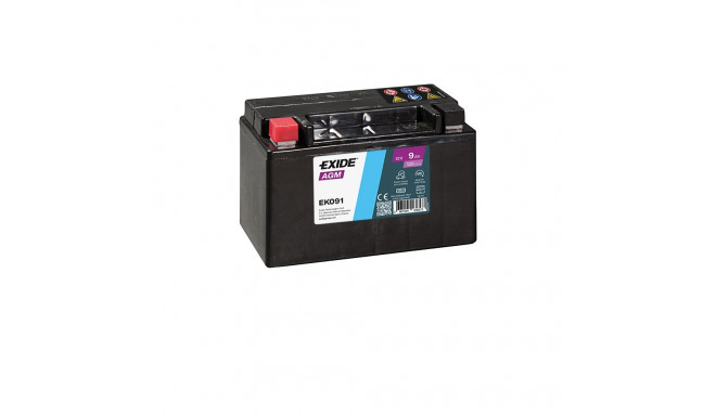 Exide AGM 9Ah 120A 150x90x105+-