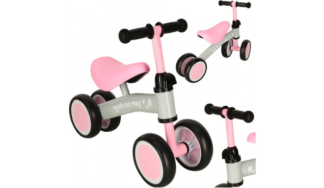 Trike Fix Väike maastikuline kolmerattaline jalgratas roosa