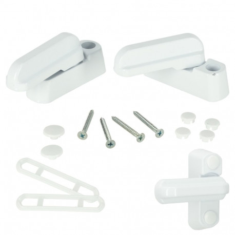 Turvaline aknalukk valge 2tk