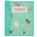 Magnetic puzzle book 3D tangram plokid