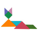Magnetic puzzle book 3D tangram plokid