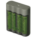 GP Baterry chargere GP Speed M451 + 4× AA ReCyko 2700