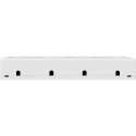 Keystone empty box for 8x Keystone with easy snap-on assembly