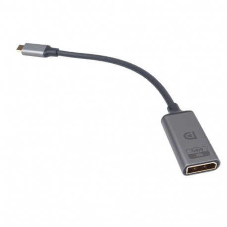 PremiumCord Adapter USB-C to DisplayPort DP1.4  Male/Female 8K@60Hz and 4k@120Hz  20cm