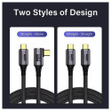 PremiumCord USB4™ Gen 3x2 40Gbps 8K@60Hz 240W Thunderbolt 3 cable 1.2m